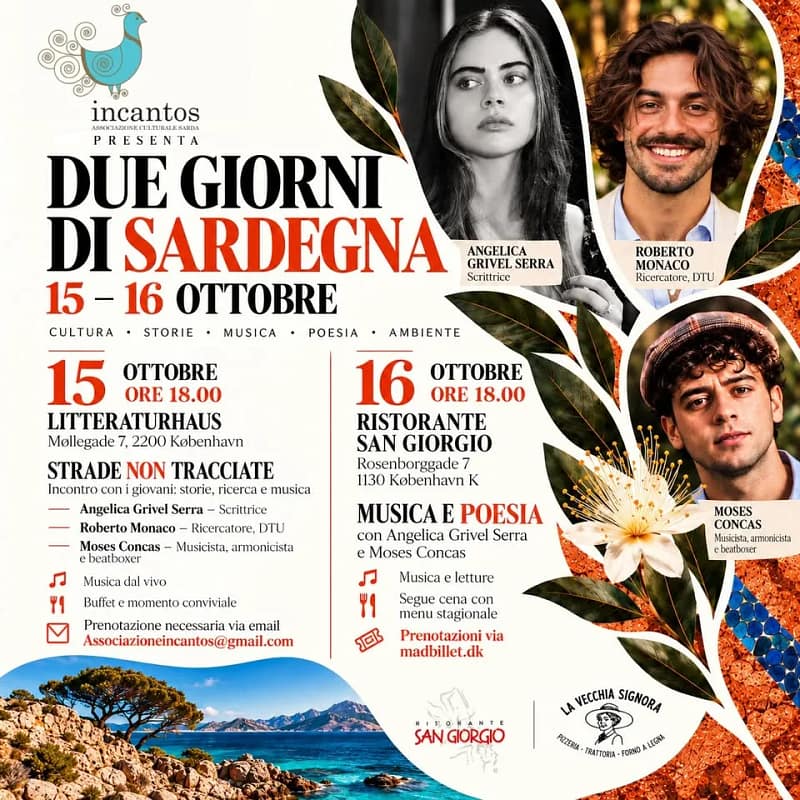 Sardinien - kultur, musik og poesi 2 Plakat